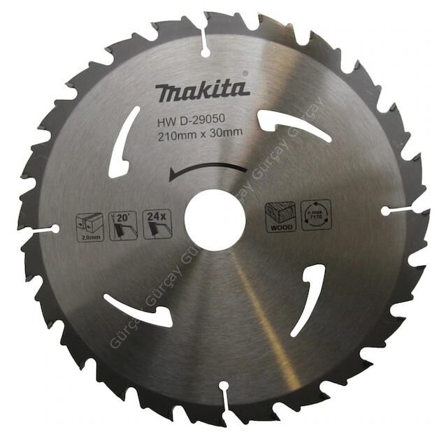 Makita D-29050 Ahşap Daire Testere 210mm 24 Diş