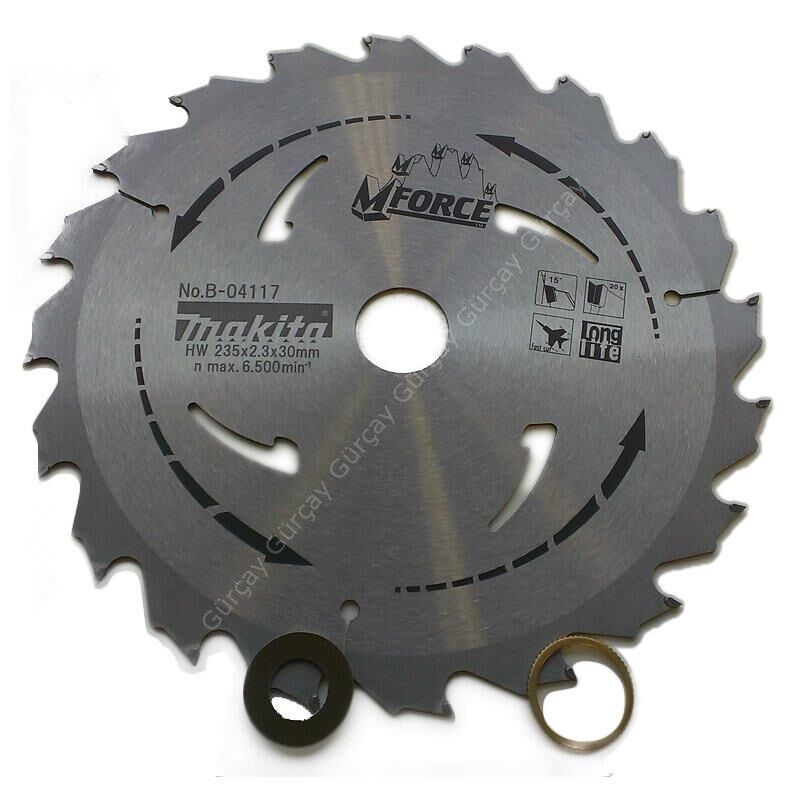 Makita B-04117 Ahşap Daire Testere 235mm 20 Diş