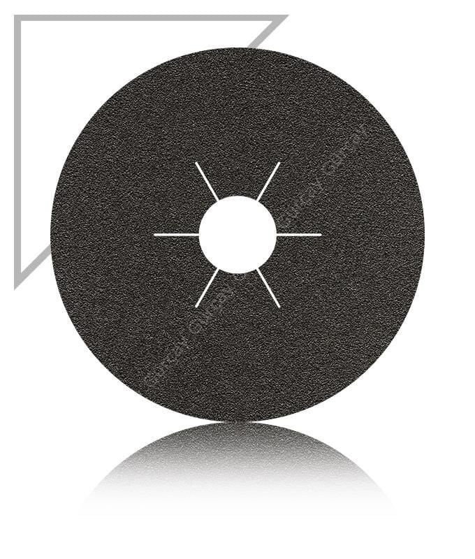 Karbosan Silisyum Karbür Fiber Disk Zımpara 180mm - 16 Kum