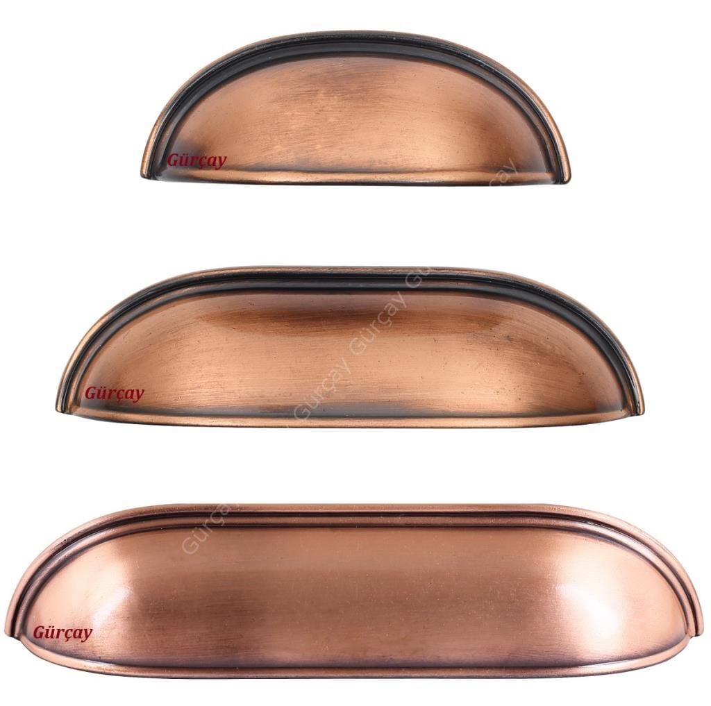 Lüks Çanak Kulp Bakır