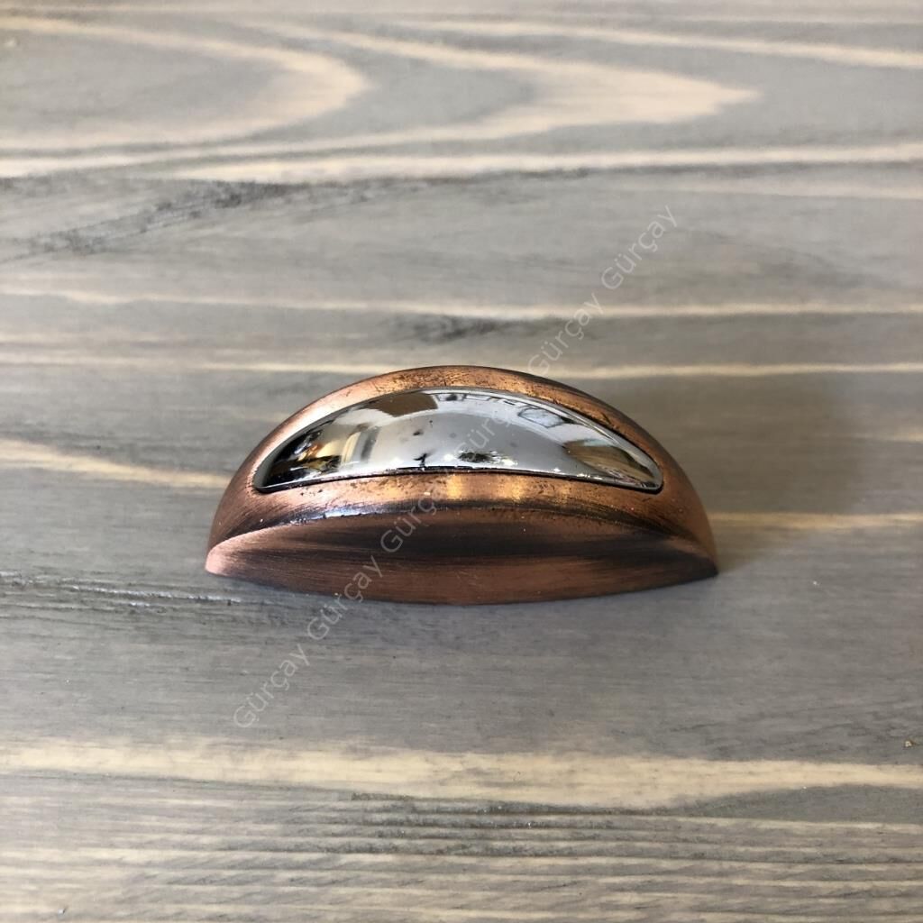 Islah Bakır Krom Düğme Kulp 16mm (2 Adet)