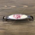 Nobel Porselen Kulp 128mm Pembe Çiçekli (2 Adet)
