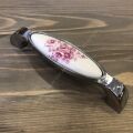 Nobel Porselen Kulp 128mm Pembe Çiçekli (2 Adet)