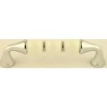 İris Porselen Kulp Beyaz Krom 96mm (2 Adet)