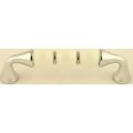 İris Porselen Kulp Beyaz Krom 96mm (2 Adet)