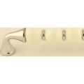 İris Porselen Kulp Beyaz Krom 96mm (2 Adet)