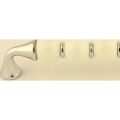 İris Porselen Kulp Beyaz Krom 96mm (2 Adet)