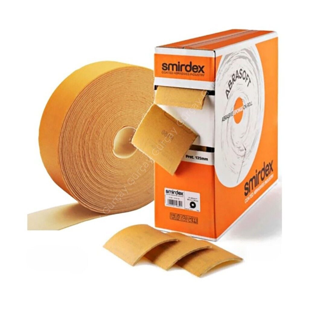 Smirdex Abrasoft Sünger Rulo Zımpara 115mm - 25m