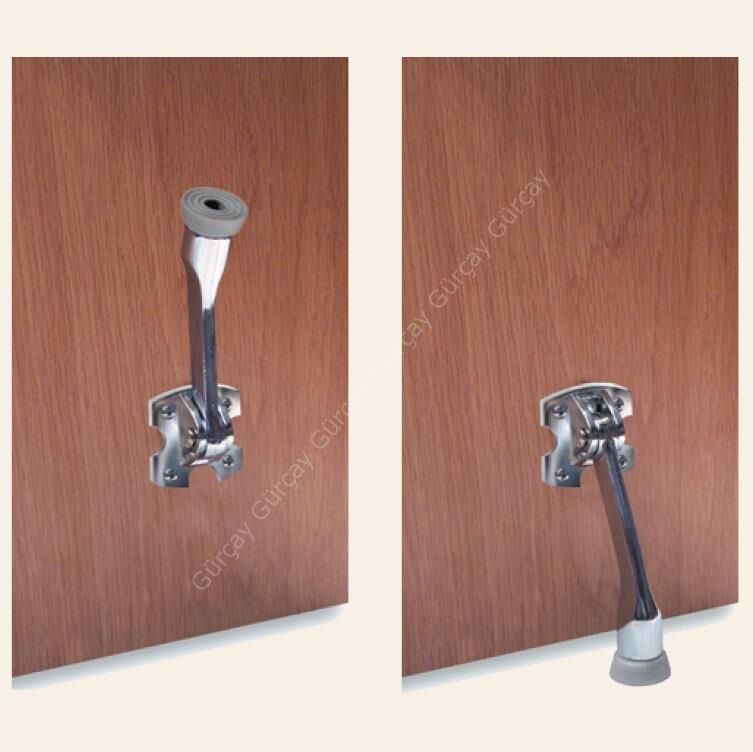 Kapı Tutucu Tampon Mat Krom