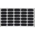 Eva Darbe ve Ses Stoperi 22x8mm Siyah - 100'lü Paket