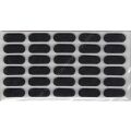 Eva Darbe ve Ses Stoperi 22x8mm Siyah - 100'lü Paket
