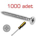 Meridyen Sunta Vidası 3.5x25mm 1000 Adet