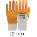 Beybi KN350 Nitril Kaplı Örme Eldiven No:10