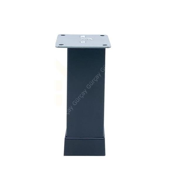 Kare Mobilya Ayağı 40*40mm Siyah 12 cm