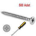 Meridyen Sunta Vidası 6.0x120mm 50 Adet