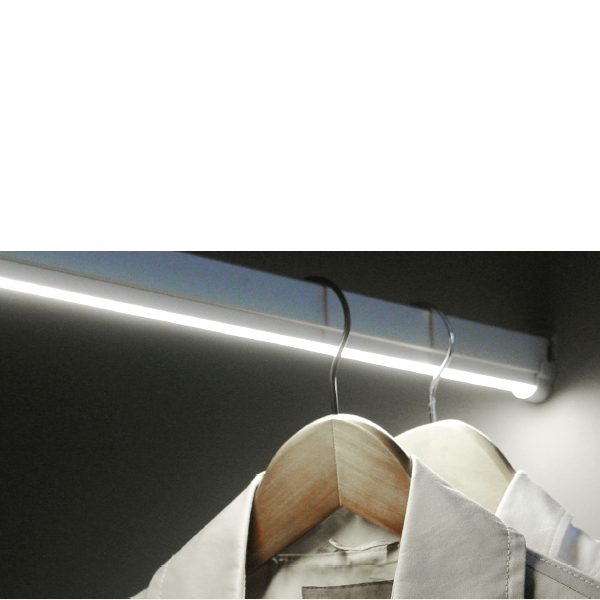 Led Işıklı Dolap Askı Borusu Sensörlü Pilli