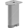 D Profil Metal Mobilya Ayağı Parlak Krom 10 CM