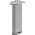 D Profil Metal Mobilya Ayağı Parlak Krom 15 CM