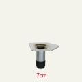 Çubuk Mobilya Ayağı 25mm Parlak Krom 7 CM