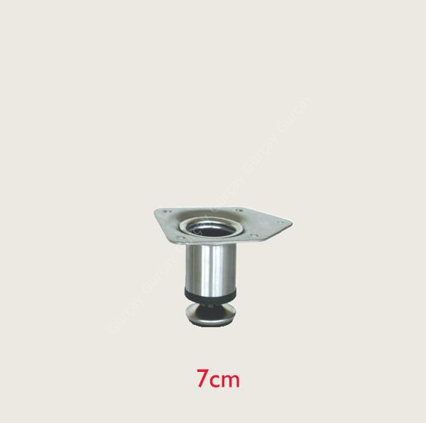 Paslanmaz Metal Mobilya Ayağı 7 CM