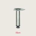Paslanmaz Metal Mobilya Ayağı 15 CM