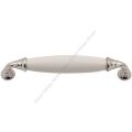 Gürçay Sude Porselen Kulp Krom Düz 128mm (2 Adet)