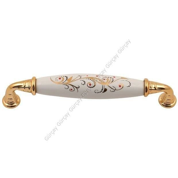 Gürçay Sude Porselen Kulp Altın Altın Desen 16 128mm (2 Adet)
