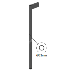 32mm Modüler Masa Ayak Seti 80cm