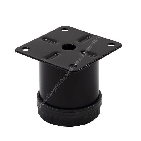 Metal Mobilya Ayağı 42mm Siyah 5 CM