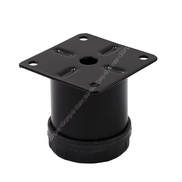 Metal Mobilya Ayağı 42mm Siyah 5 CM