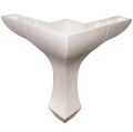 Mobilya Ayağı Plastik Lukens Beyaz 10cm (4 Adet)