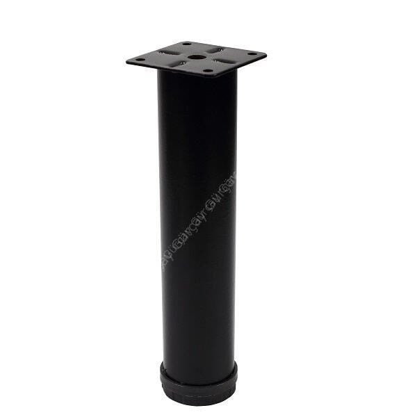 Metal Mobilya Ayağı 42mm Siyah 20 CM