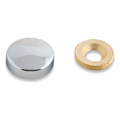 Dekoratif Vida Kapağı Parlak Krom 15mm - 10 Adet