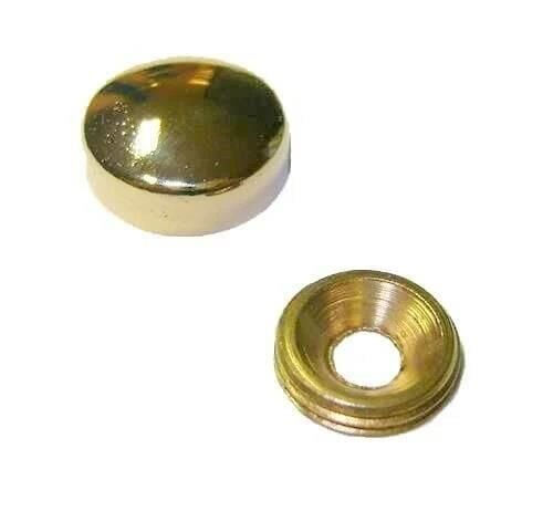 Dekoratif Vida Kapağı Sarı 20mm - 10 Adet