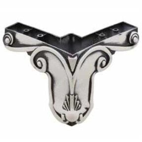 Mobilya Ayağı Plastik Aslan Gümüş 12cm (4 Adet)