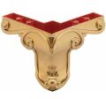 Mobilya Ayağı Plastik Aslan Altın 12cm (4 Adet)