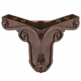 Mobilya Ayağı Plastik Aslan Kahve 12 cm (4 Adet)