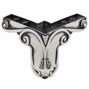 Mobilya Ayağı Plastik Aslan Gümüş 9cm (4 Adet)