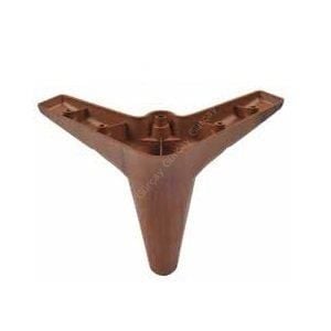 Mobilya Ayağı Plastik Zirve Kahve 12cm (4 Adet)