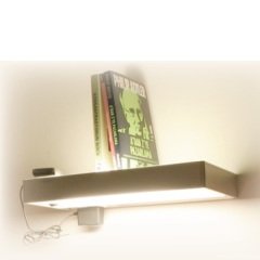 Led Işıklı Cam Raf 60cm Mavi Işık