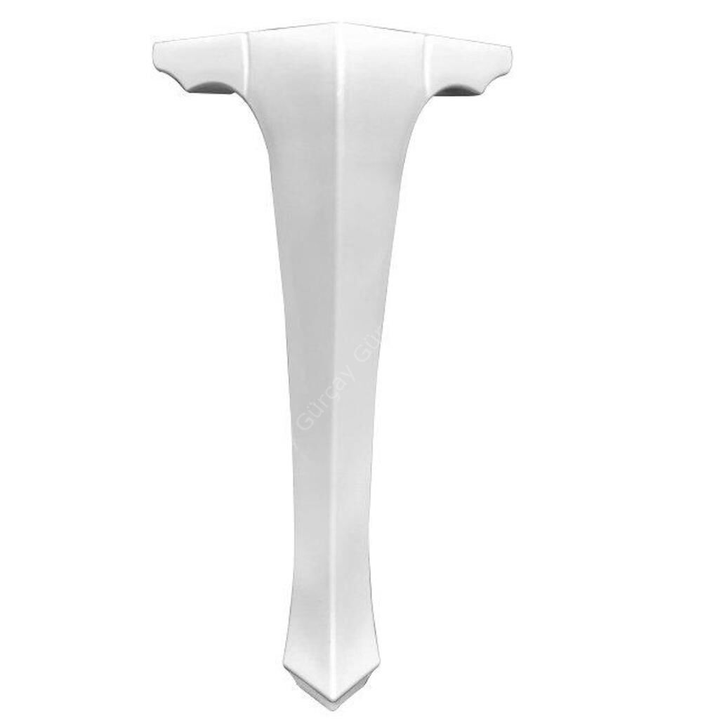 Sehpa Ayağı Plastik Lukens 40cm Beyaz (4 Adet)
