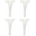 Sehpa Ayağı Plastik Lukens 40cm Beyaz (4 Adet)
