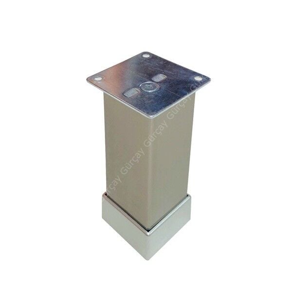 Mobilya Ayağı Kare İnoks 10cm - 4 Adet