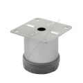 Metal Mobilya Ayağı 42mm Mat Krom 10 CM