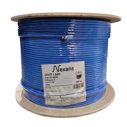 NEXANS Cat 6 Halogen Free Utp 23AWG Kablo 500m MAVİ