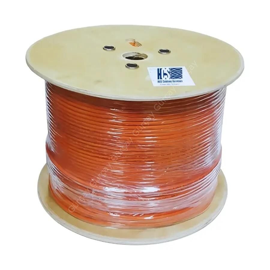 HCS Cat 6 Halogen Free U/utp Lsoh 500M Kablo 23AWG TURUNCU