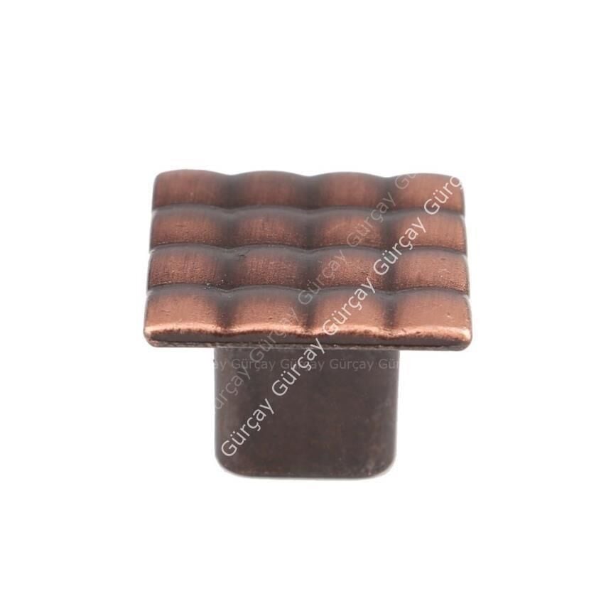 Defne Düğme Kulp Bakır