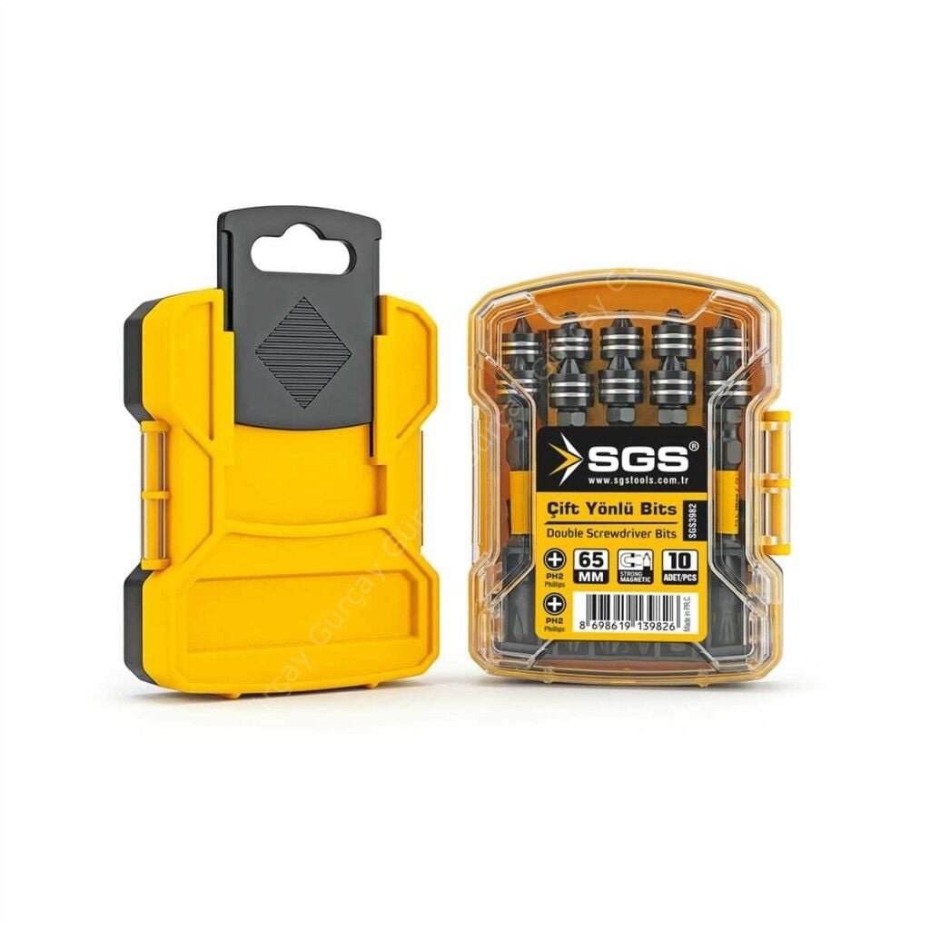 Manyetik Çift Yönlü Bits Uç PH2 65mm - 10 Adet