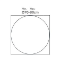 Tablalı Masa Ayağı 11.481.C110 - H110cm