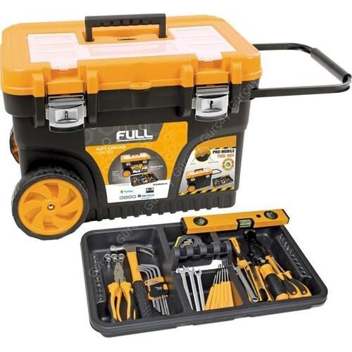 Full Metal Kilitli Takım Çantası Tekerlekli